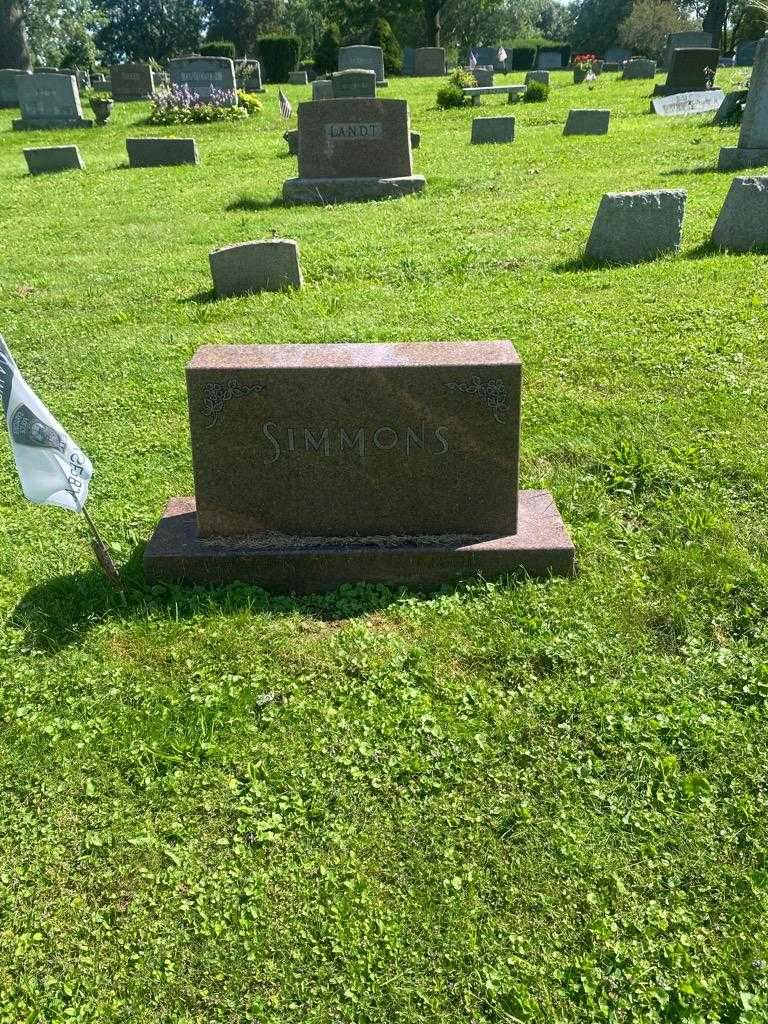 Mary A. Simmons's grave. Photo 2