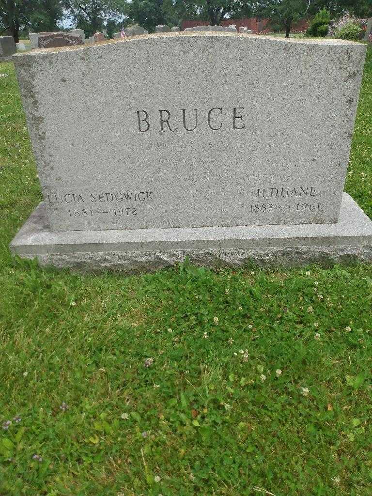 Lucia Bruce Sedgwick's grave. Photo 1