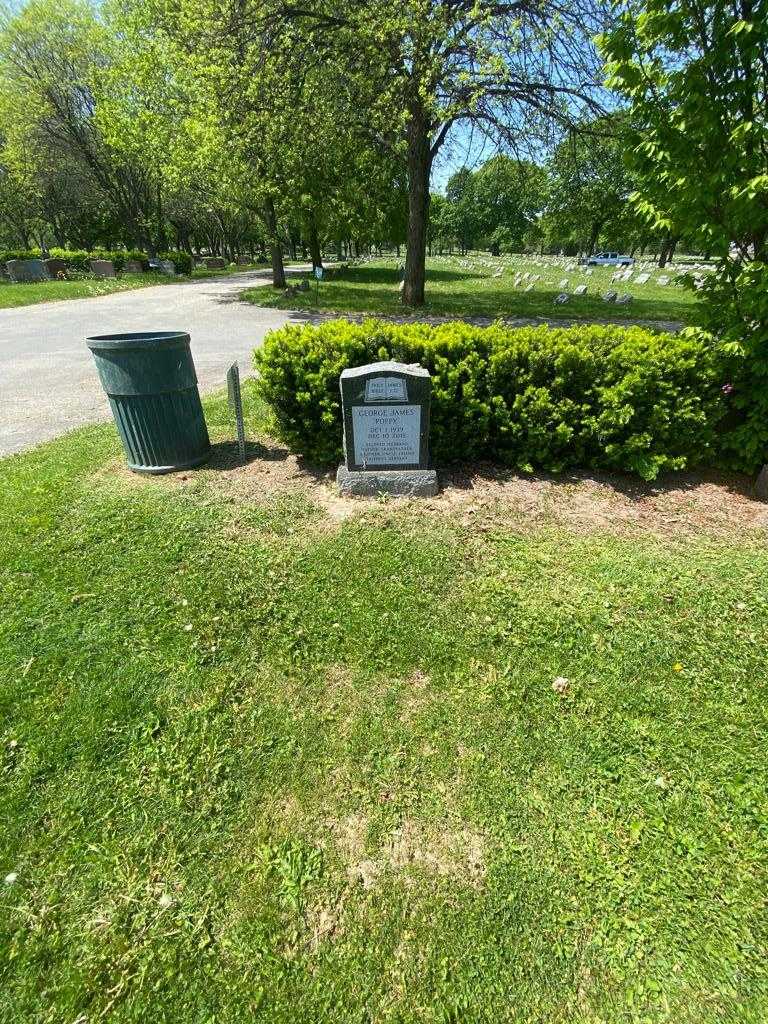 George "Poppy" James's grave. Photo 2