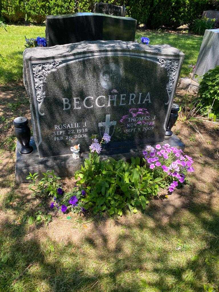 Rosalie J. Beccheria's grave. Photo 2