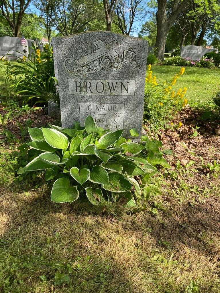 Marie C. Brown's grave. Photo 2
