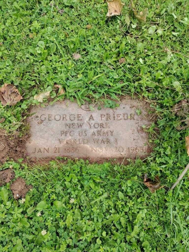 George A. Prieur's grave. Photo 2