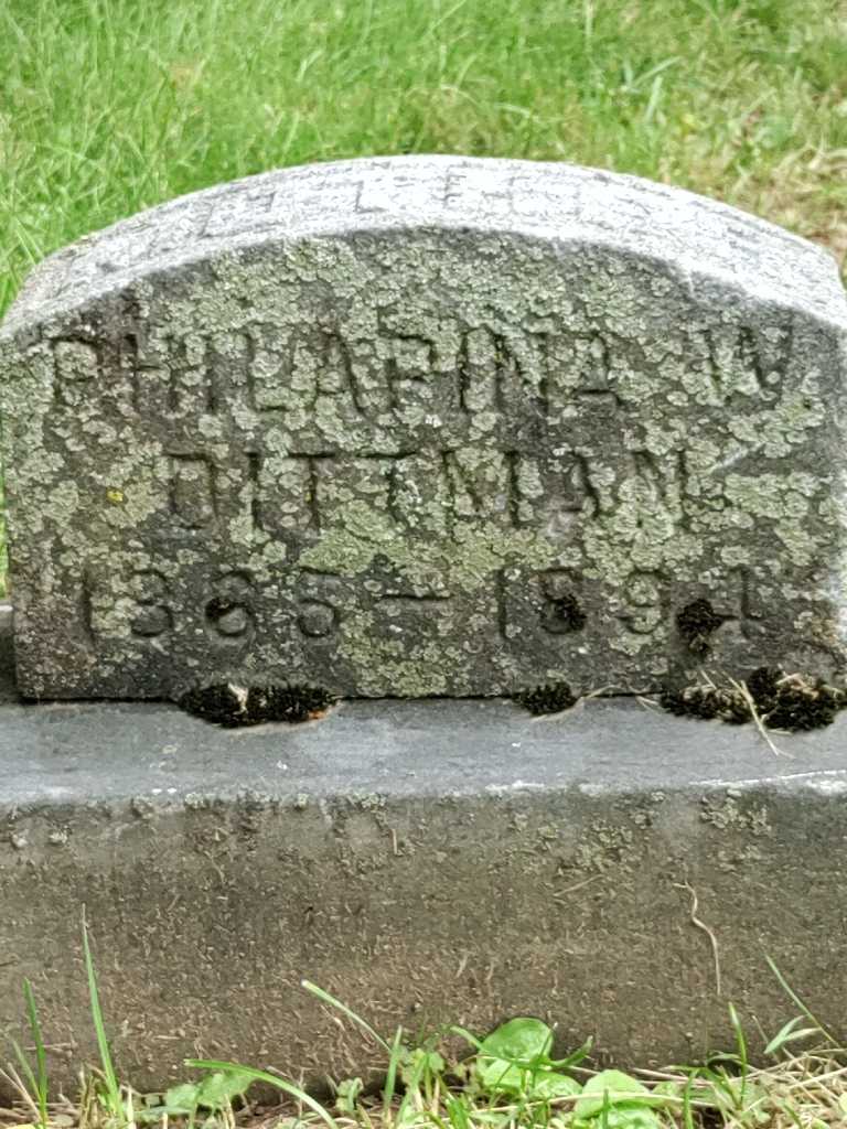 Philapina W. Dittmann's grave. Photo 3