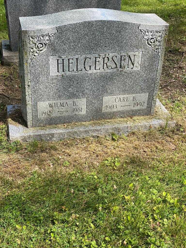 Wilma B. Helgersen's grave. Photo 3
