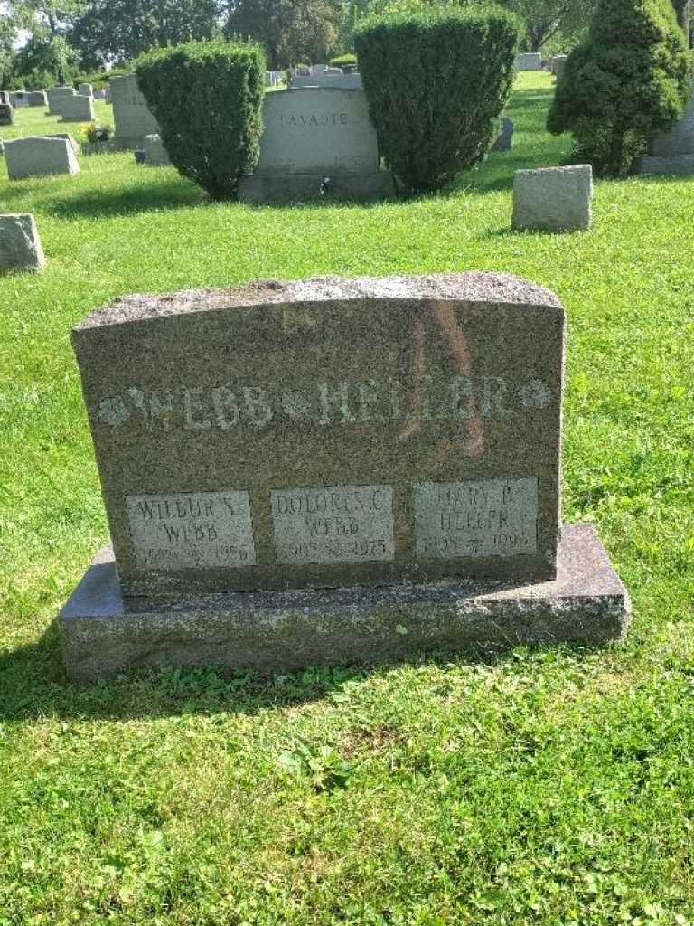 Wilbur S. Webb's grave. Photo 3