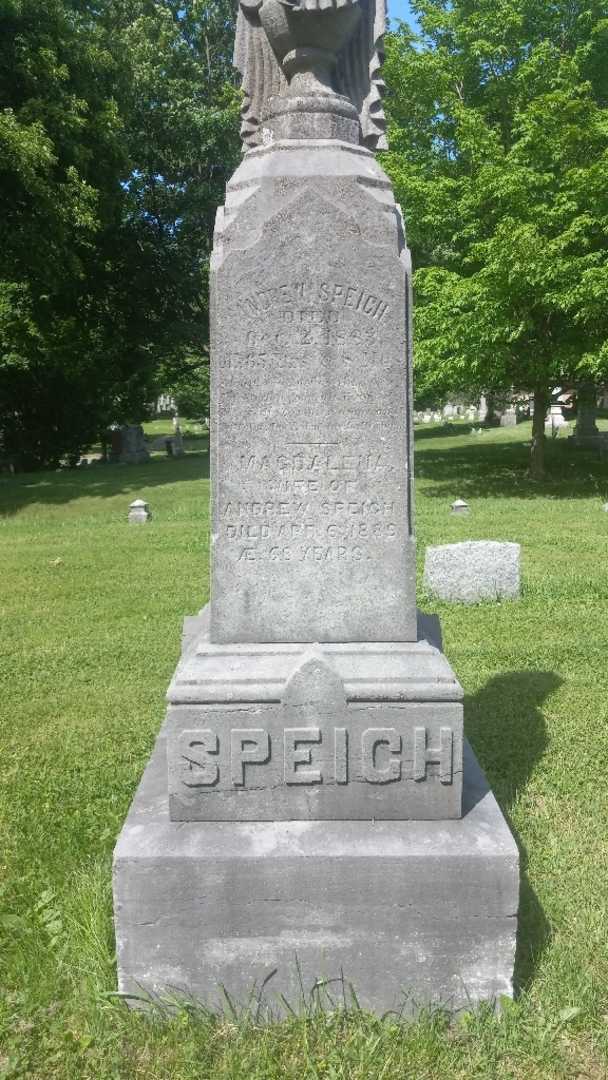 Andrew Speich's grave. Photo 3