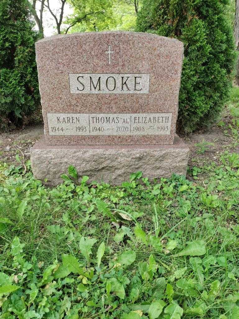 Thomas "AL" Smoke's grave. Photo 2