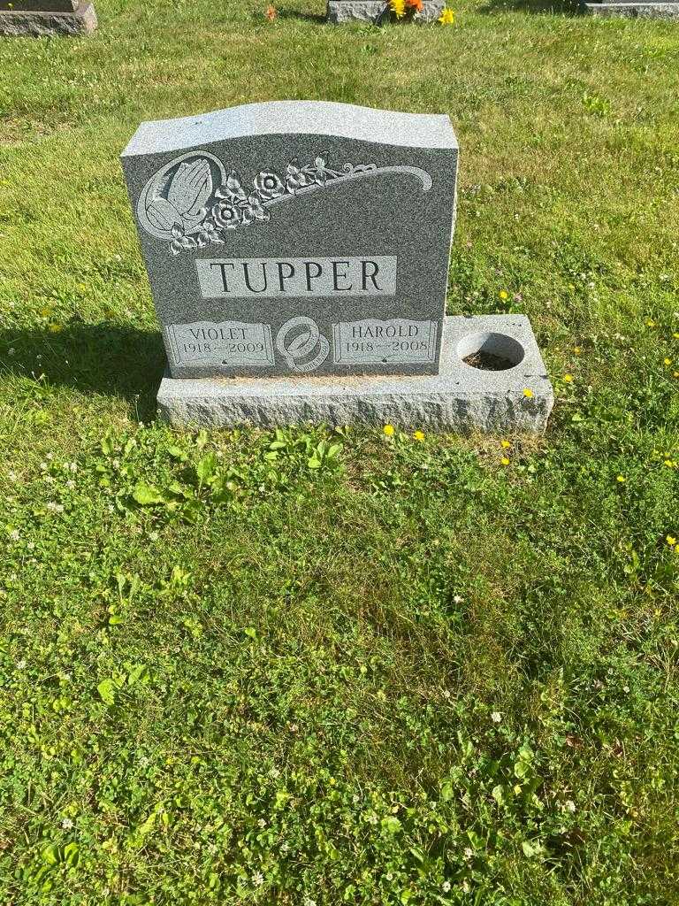 Harold Tupper's grave. Photo 2