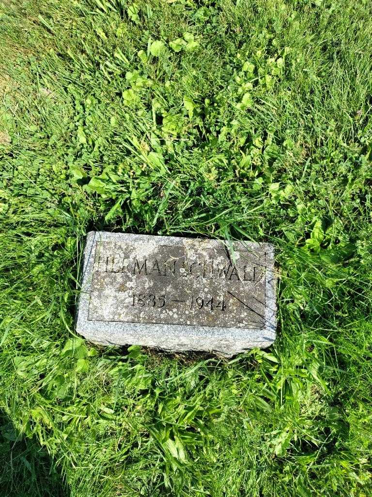 Herman Schwald's grave. Photo 3