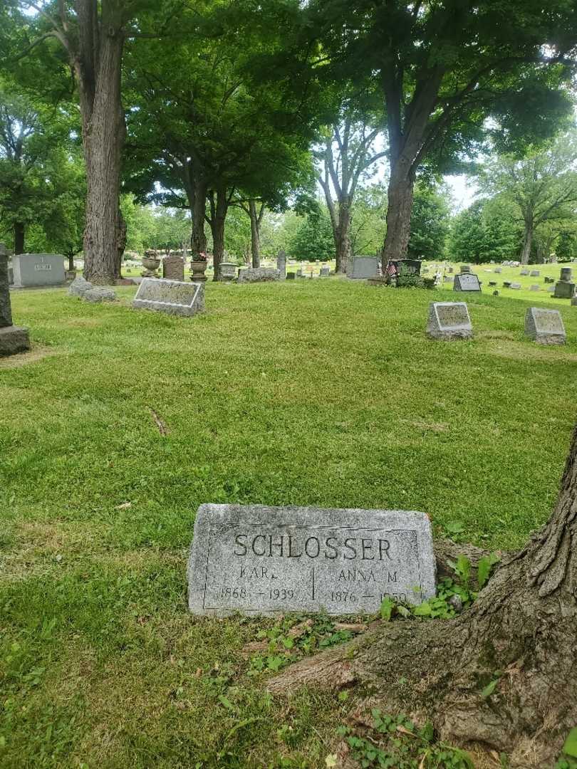 Karl Schlosser's grave. Photo 1