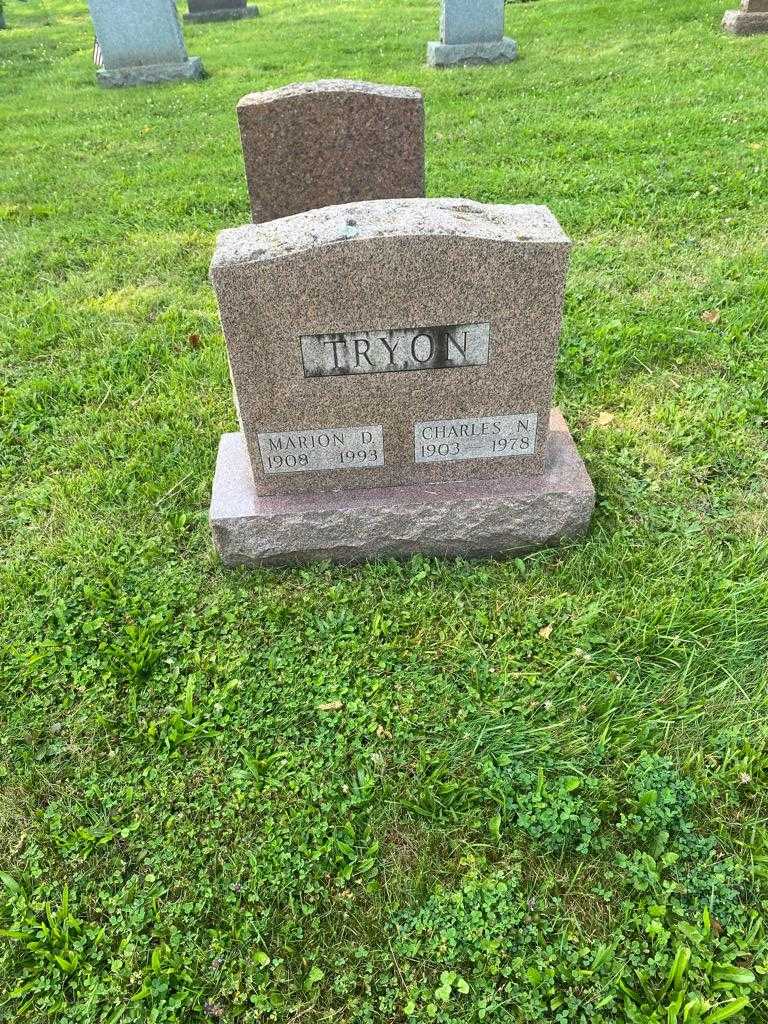 Marion D. Tryon's grave. Photo 2