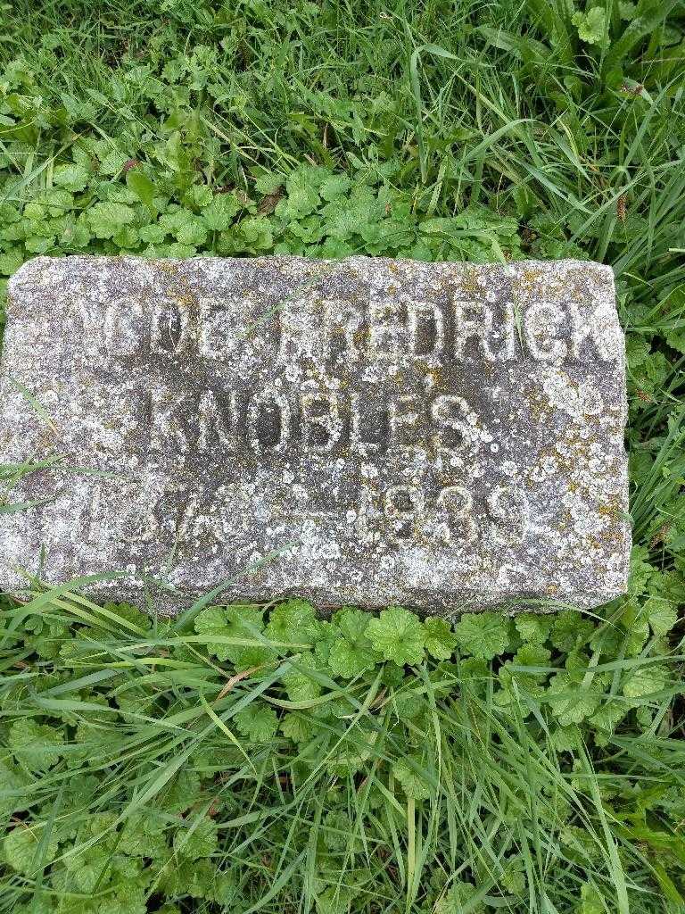 Jacob Fredrick Knobles's grave. Photo 2