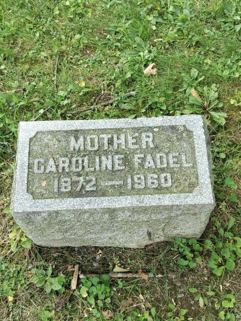 Caroline Fadel's grave. Photo 4