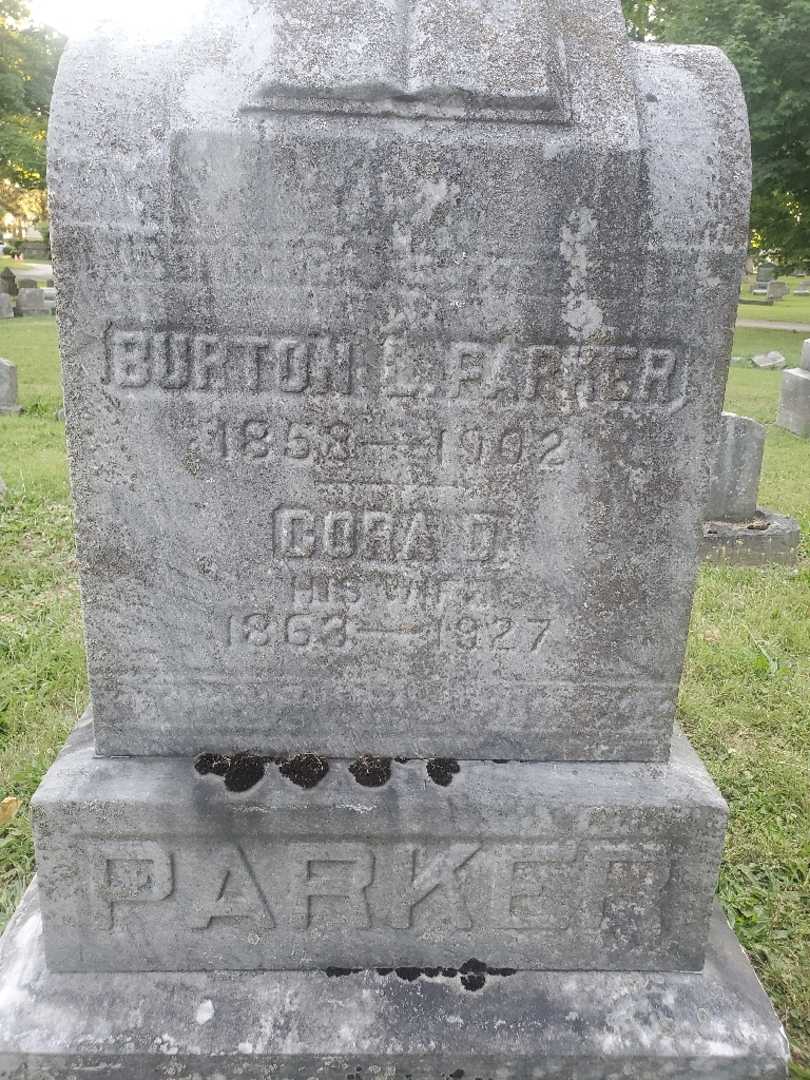 Cora Davis Parker Vibbert's grave. Photo 4