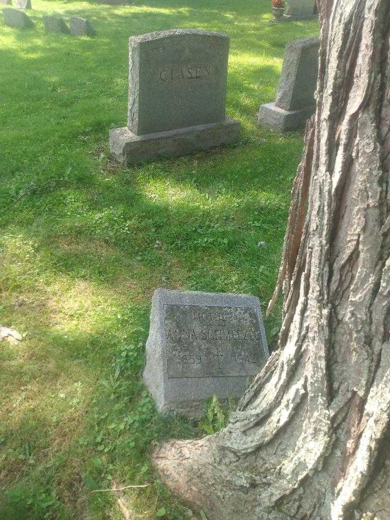 Anna Schmelzle's grave. Photo 2