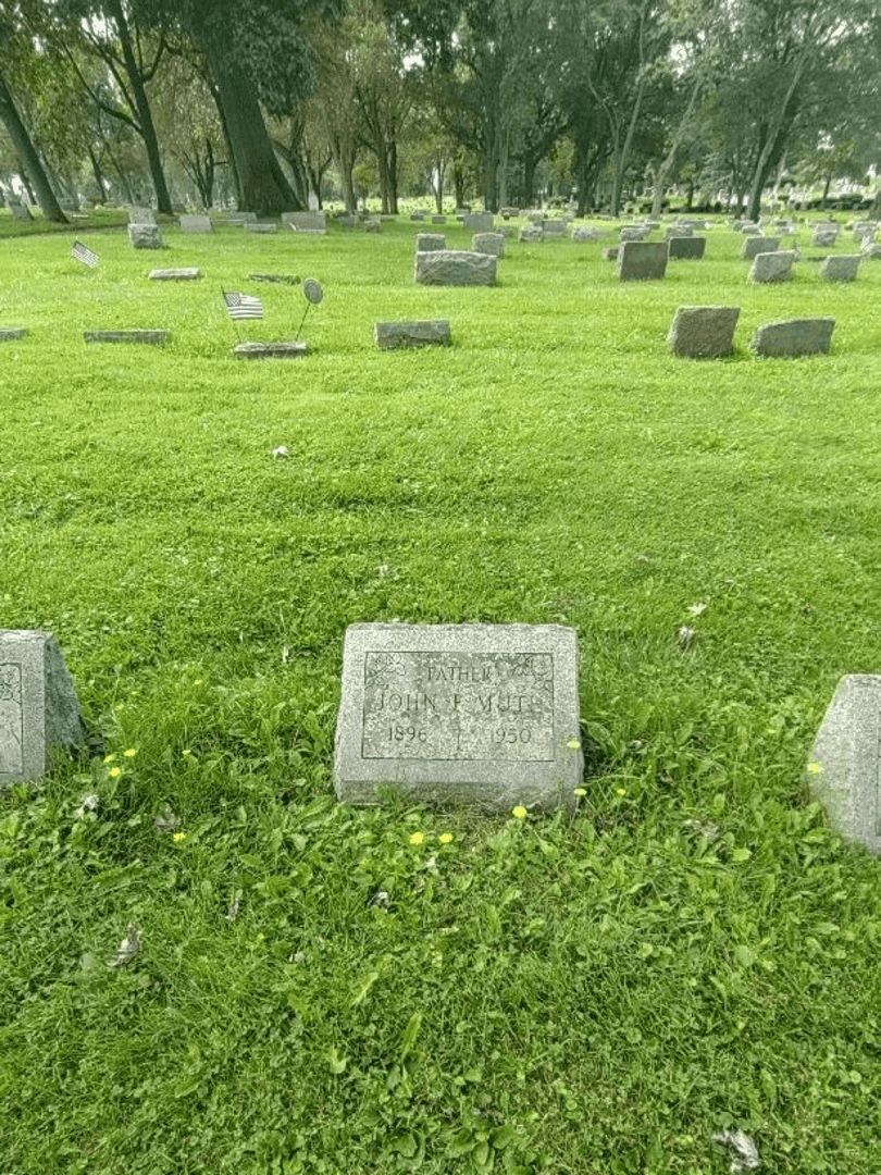 John F. Muth's grave. Photo 3