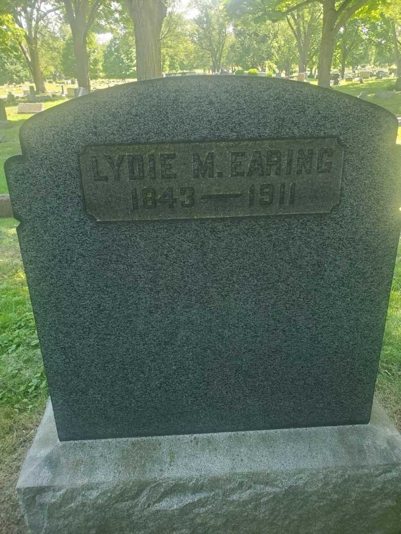 Lydie Morey Earing Mcearing's grave. Photo 3
