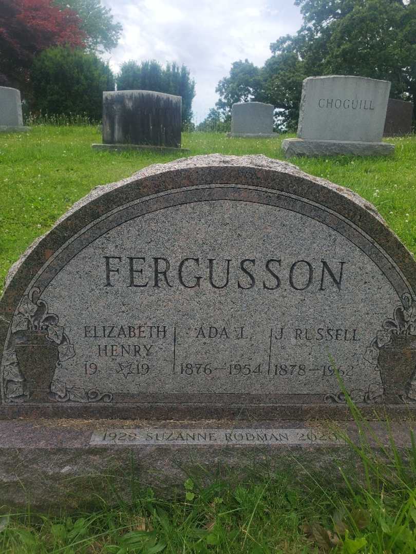 John Russell Fergusson's grave. Photo 3