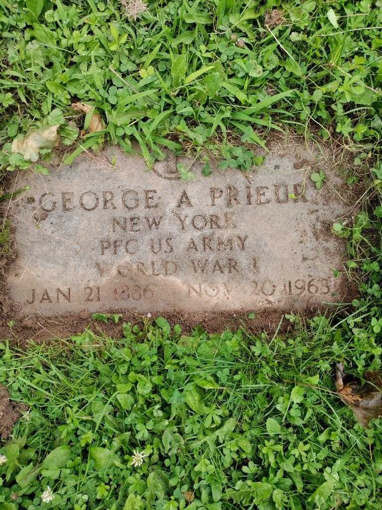 George A. Prieur's grave. Photo 3