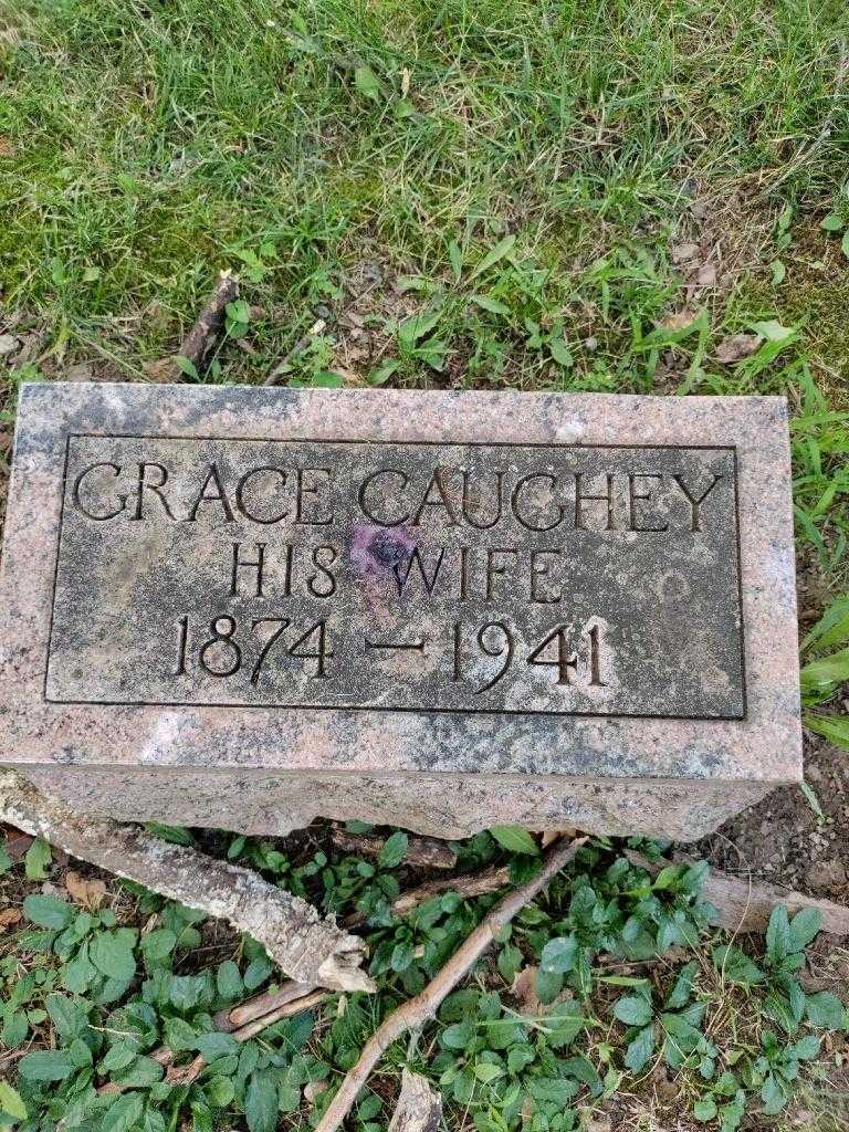 Grace Cauchey Scheninger's grave. Photo 2