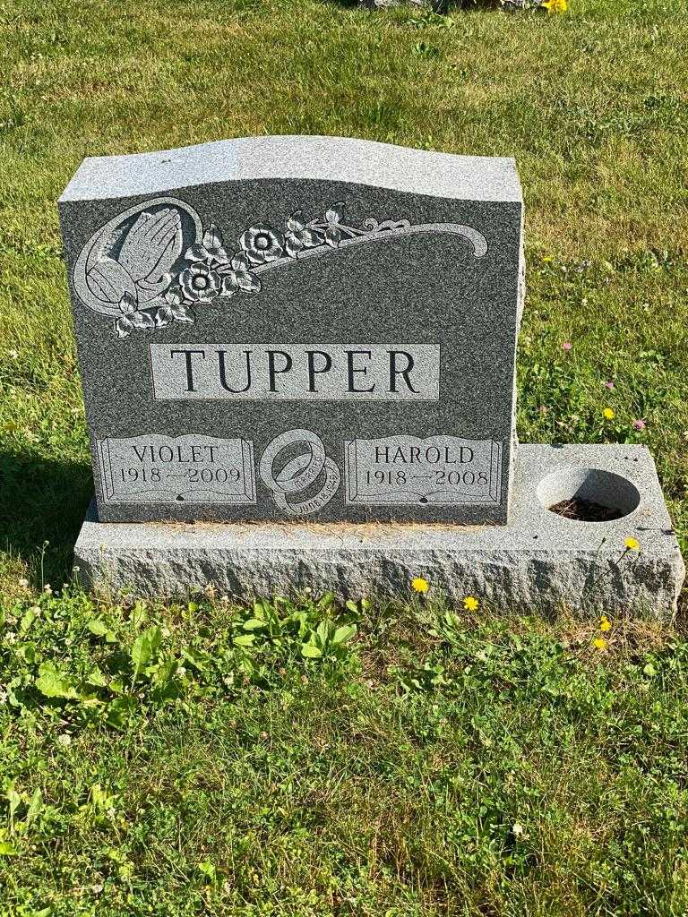 Harold Tupper's grave. Photo 3