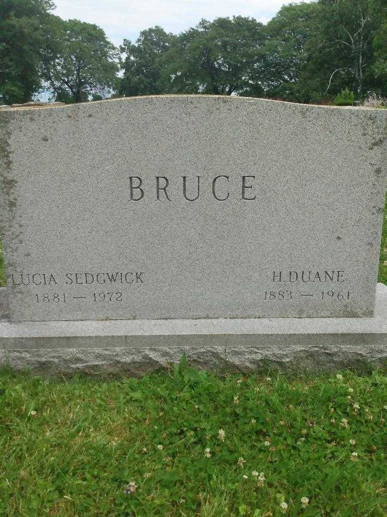 Lucia Bruce Sedgwick's grave. Photo 3