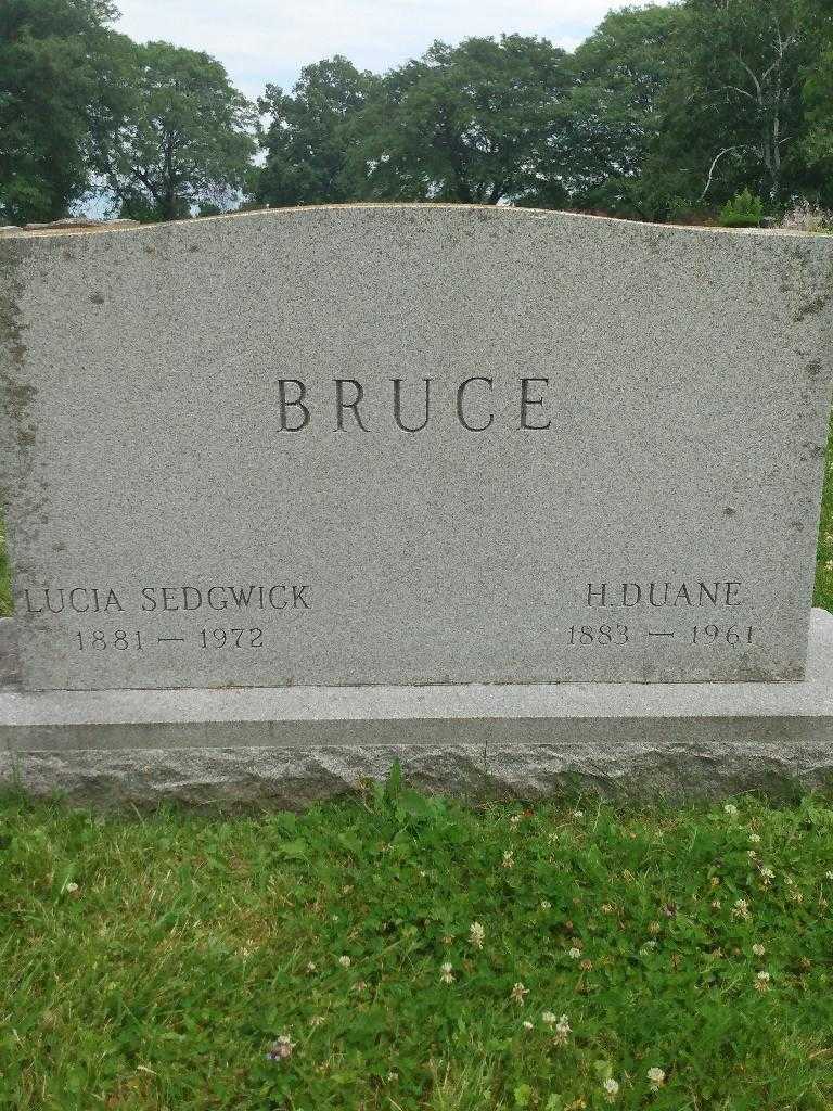 Lucia Bruce Sedgwick's grave. Photo 3