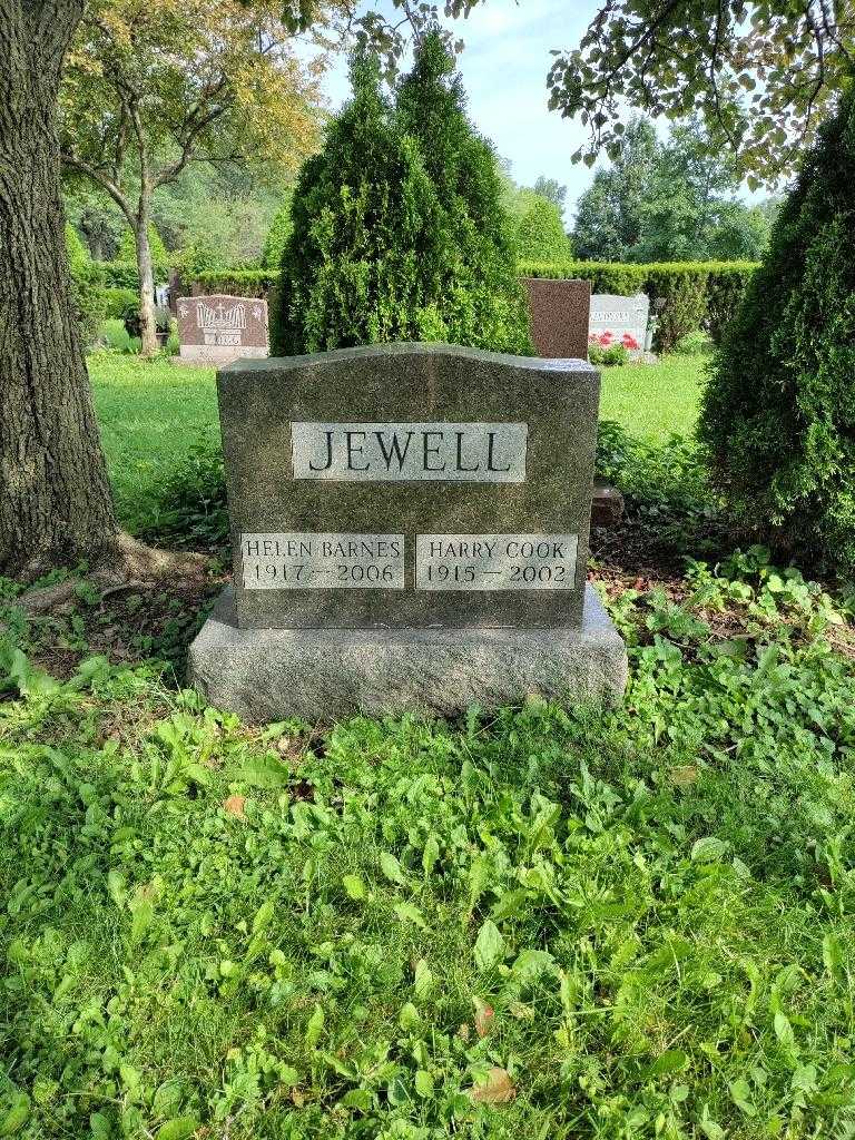 Harry Cook Jewell's grave. Photo 2