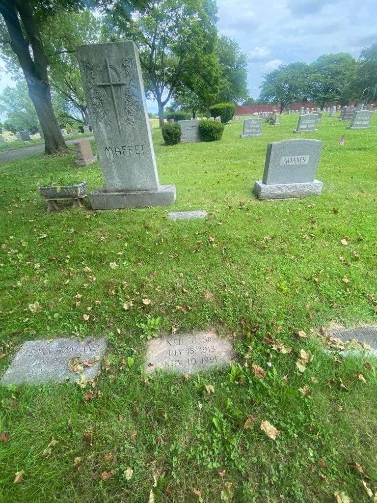 Neil C. Maffei Senior's grave. Photo 3