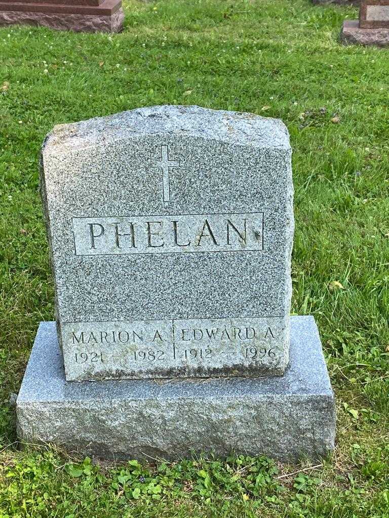 Marion A. Phelan's grave. Photo 3