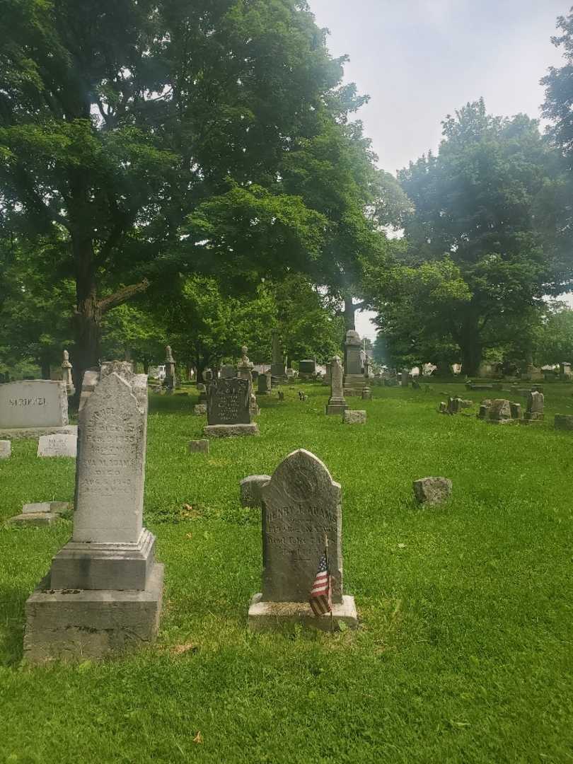 Doctor Henry F. Adams's grave. Photo 2