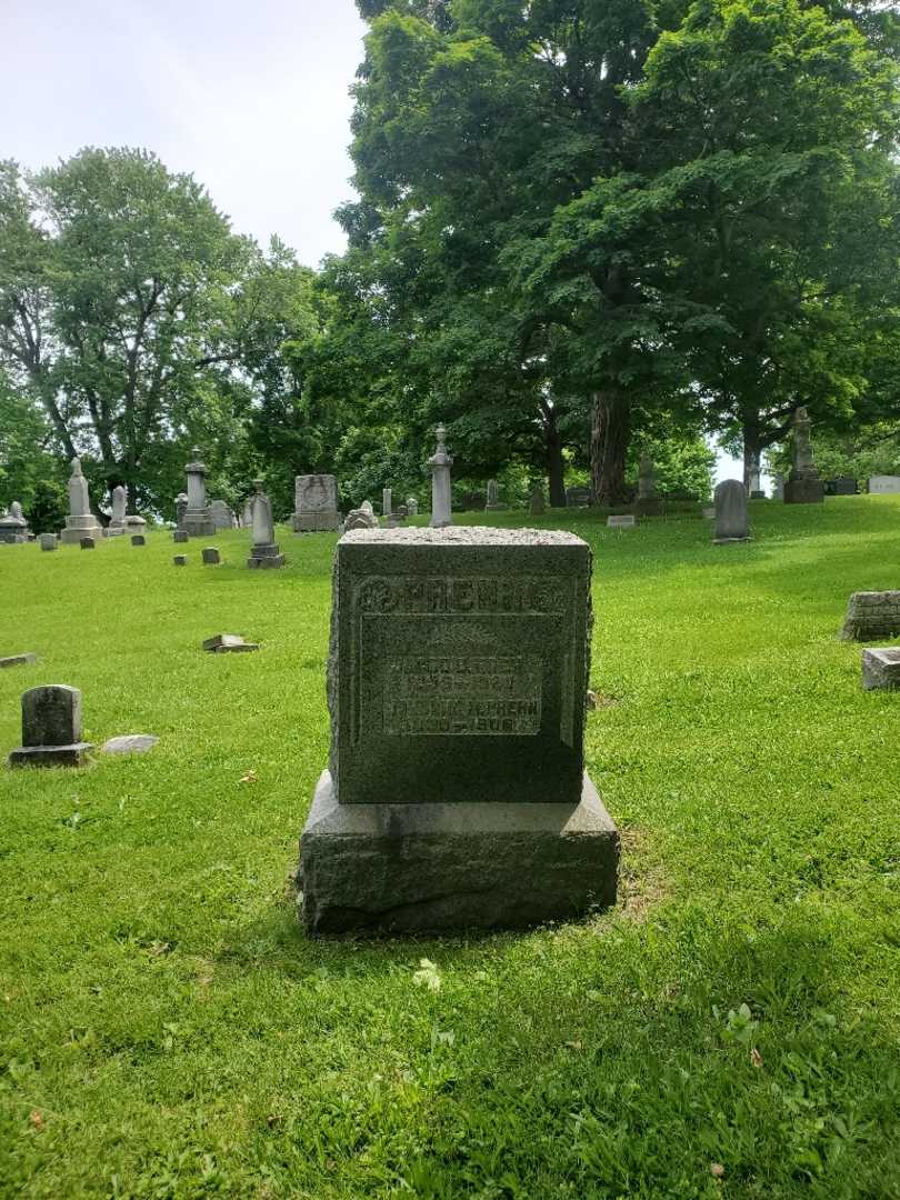 Johanna M. Prehn's grave. Photo 1