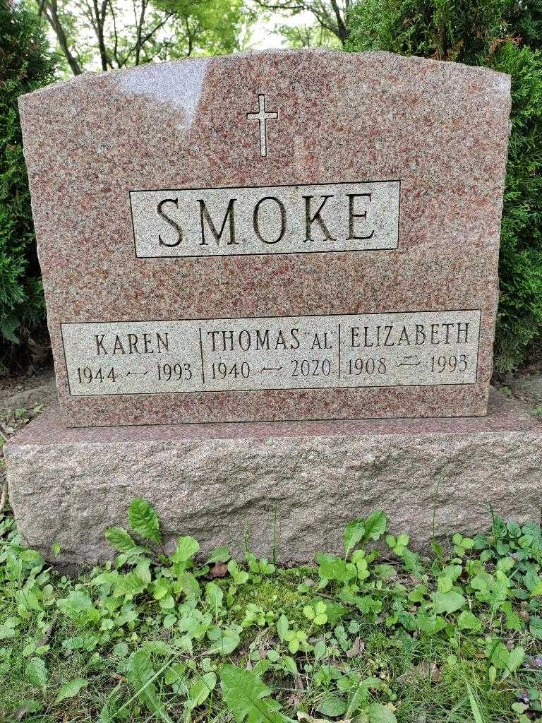 Thomas "AL" Smoke's grave. Photo 3
