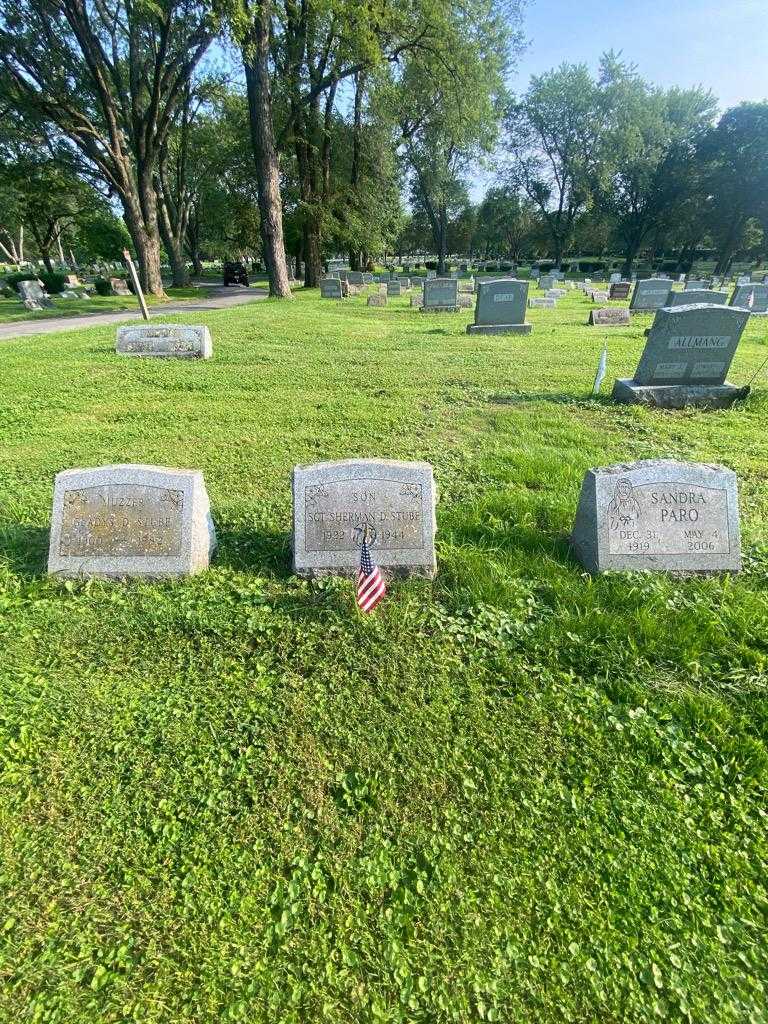 Sgt. Sherman D. Stube's grave. Photo 1