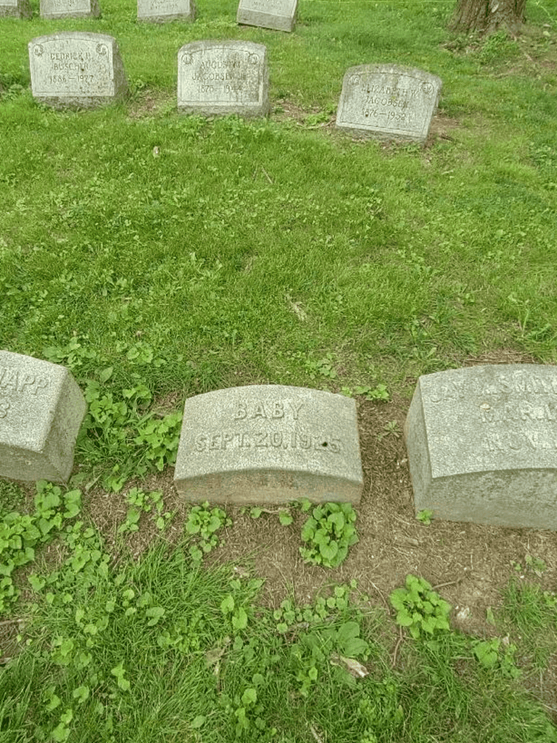Baby Infant Smith's grave. Photo 3
