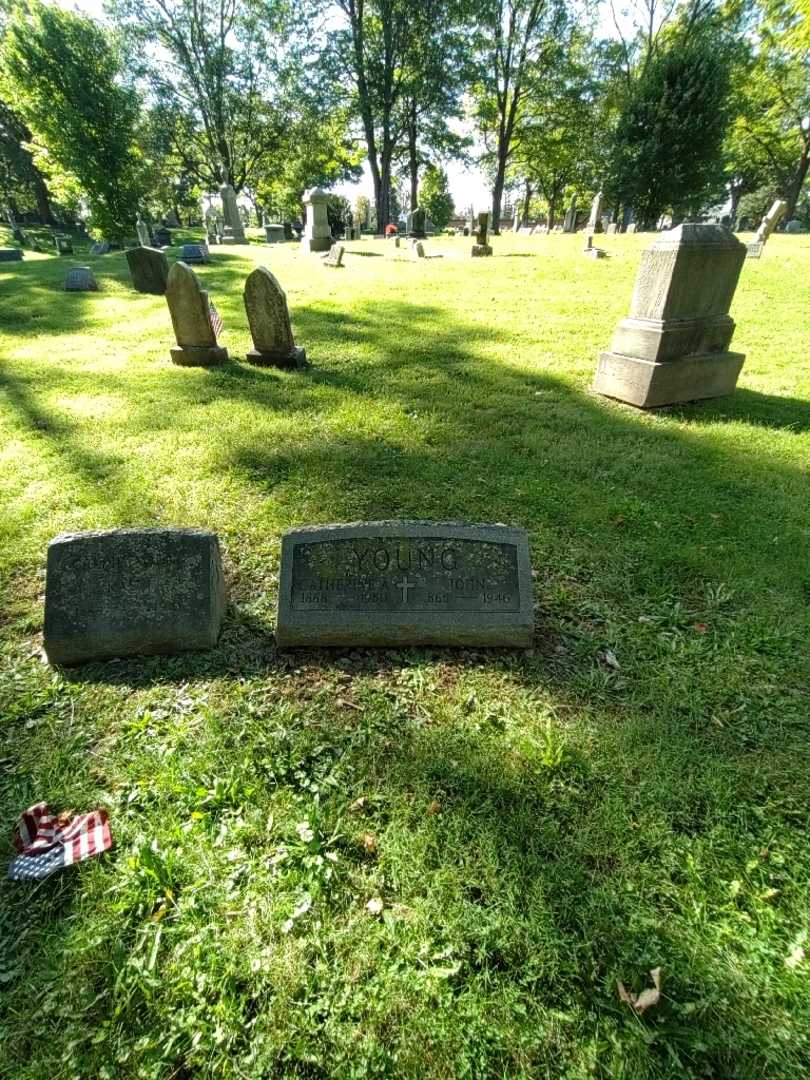 Catherine A. Young's grave. Photo 1