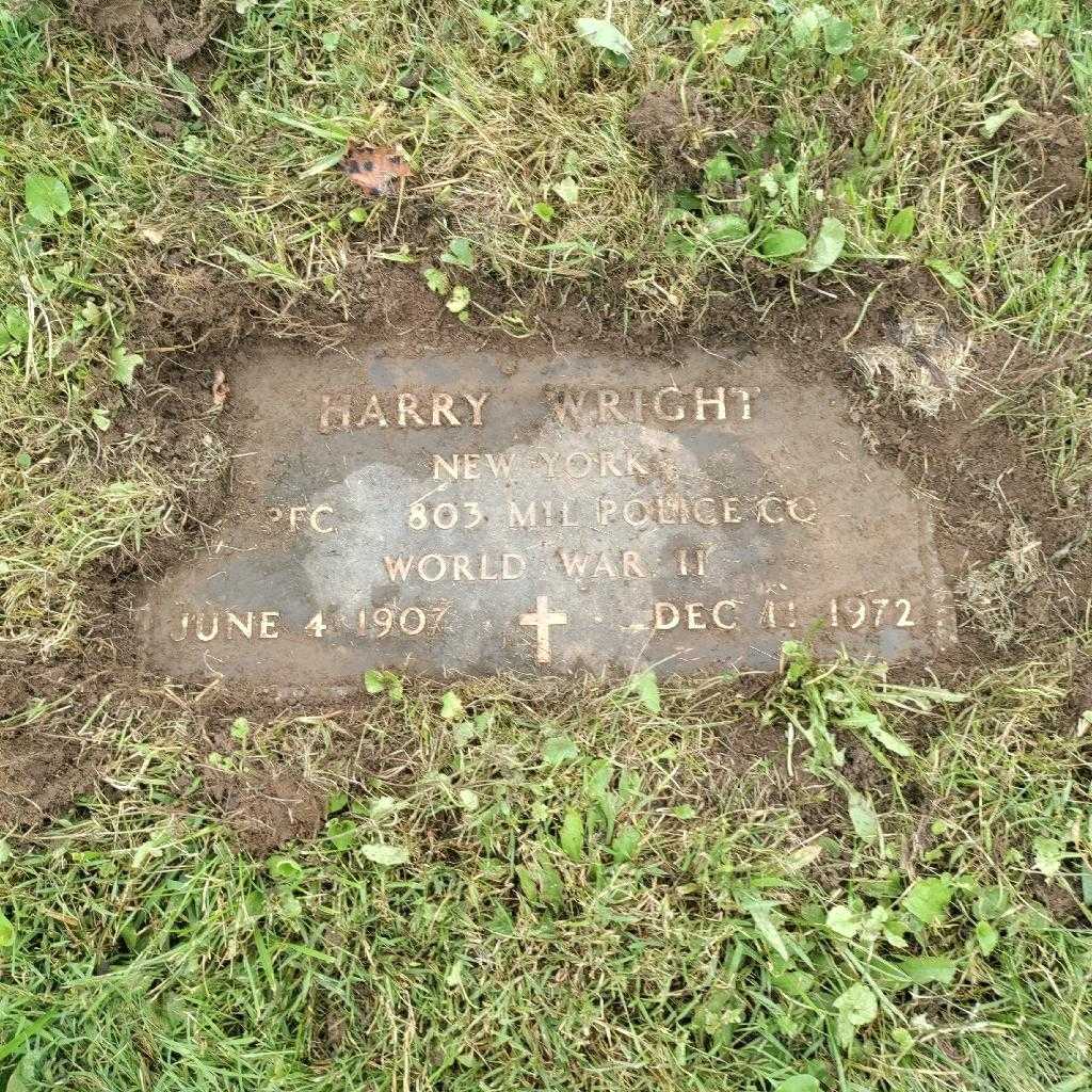 Harry Wright's grave. Photo 1
