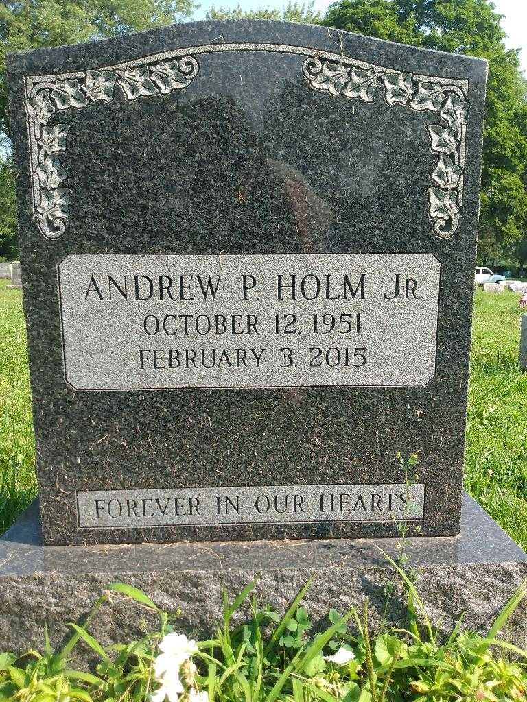 Andrew P. Holm Junior's grave. Photo 3