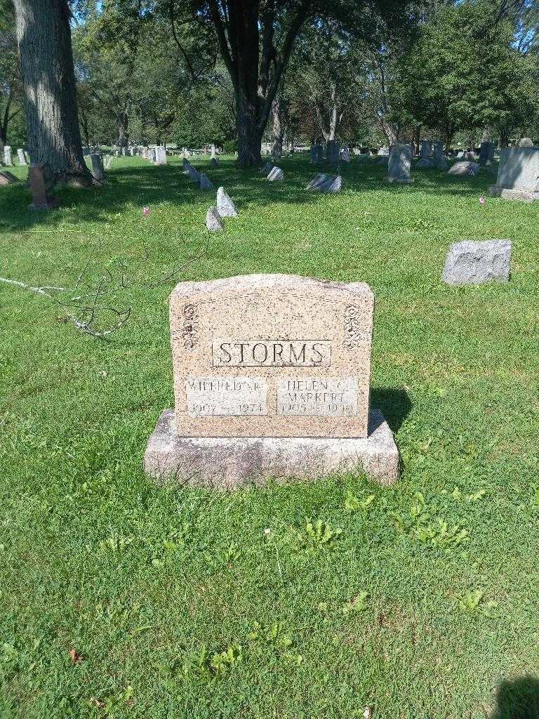 Helen C. Markert Storms's grave. Photo 2