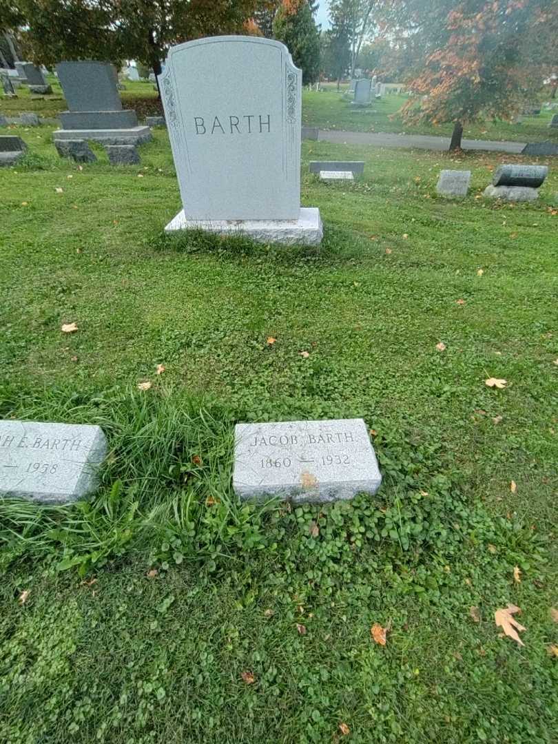 Jacob Barth's grave. Photo 2