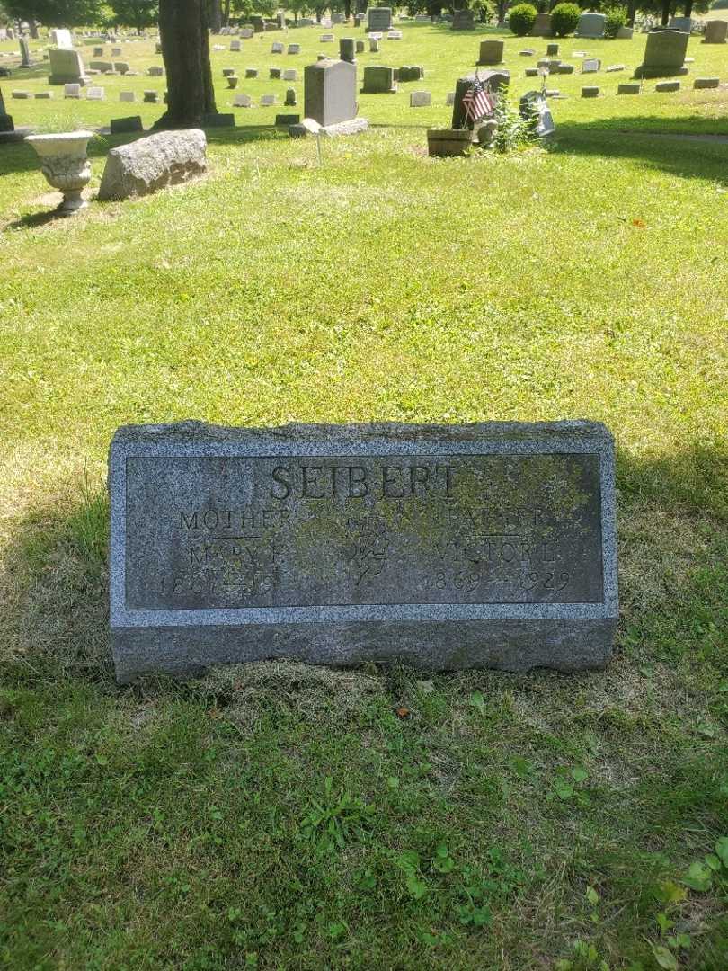 Mary F. Seibert's grave. Photo 2