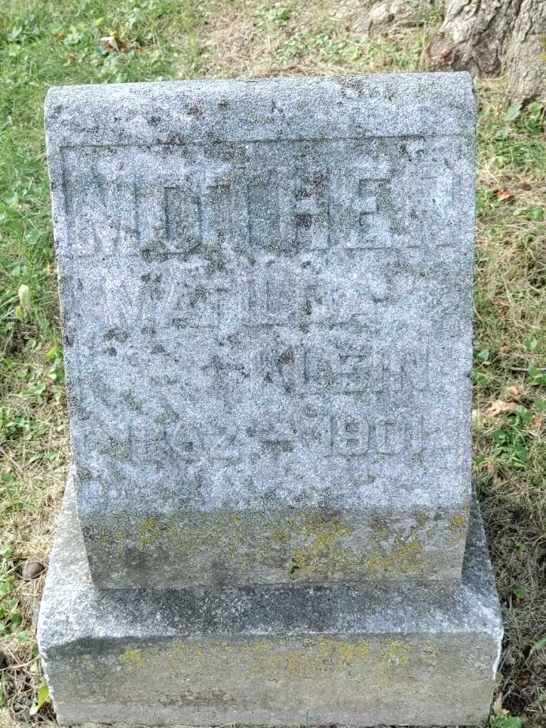 Matilda Klein's grave. Photo 3