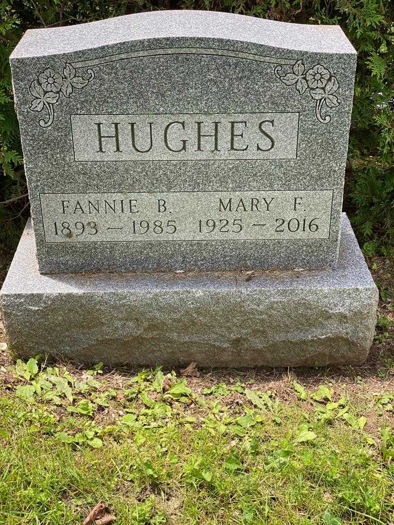 Mary F. Hughes's grave. Photo 3