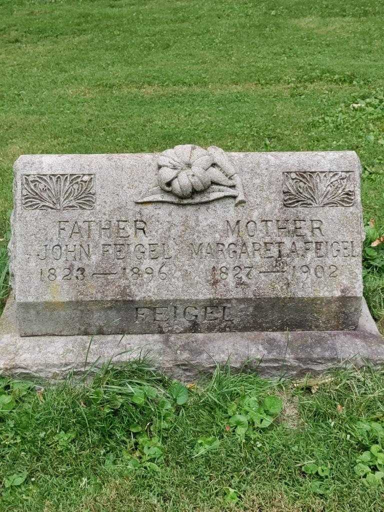 John Feigel's grave. Photo 2