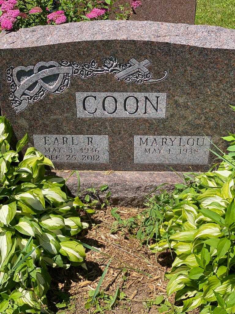 Earl R. Coon's grave. Photo 3