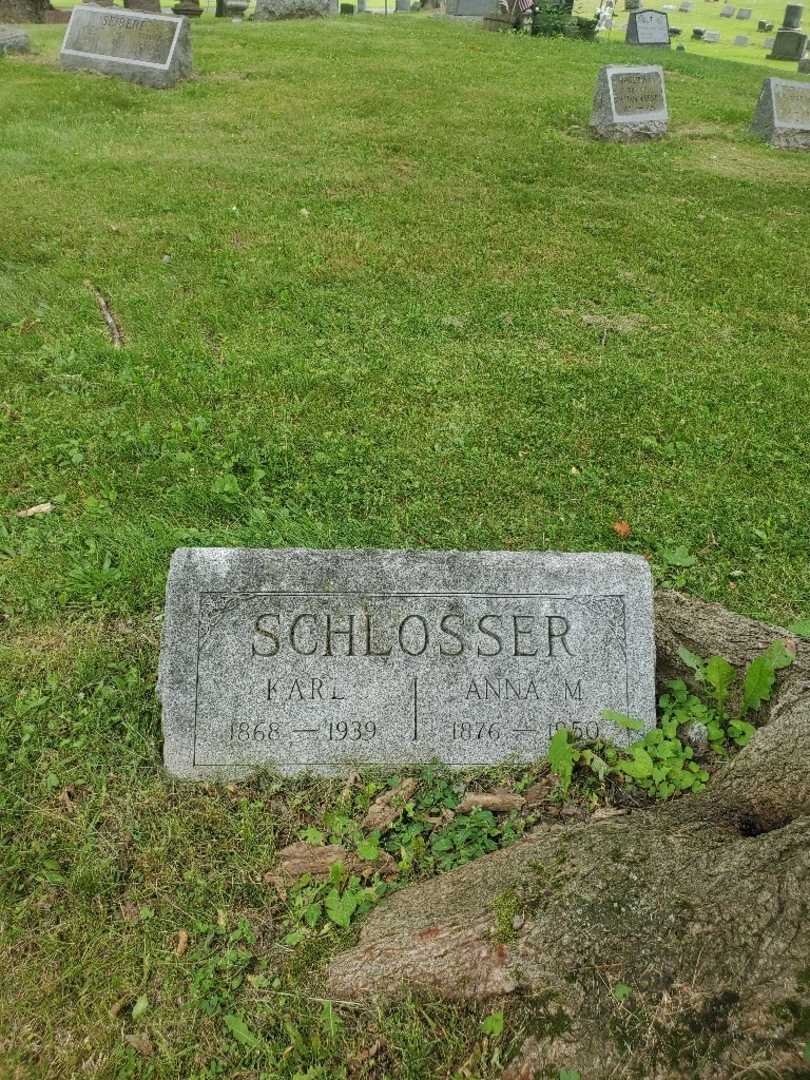 Karl Schlosser's grave. Photo 2