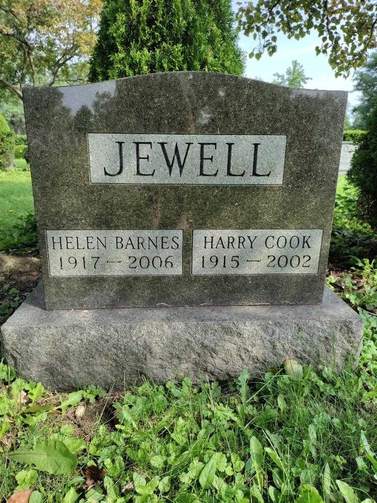 Helen Barnes Jewell's grave. Photo 3