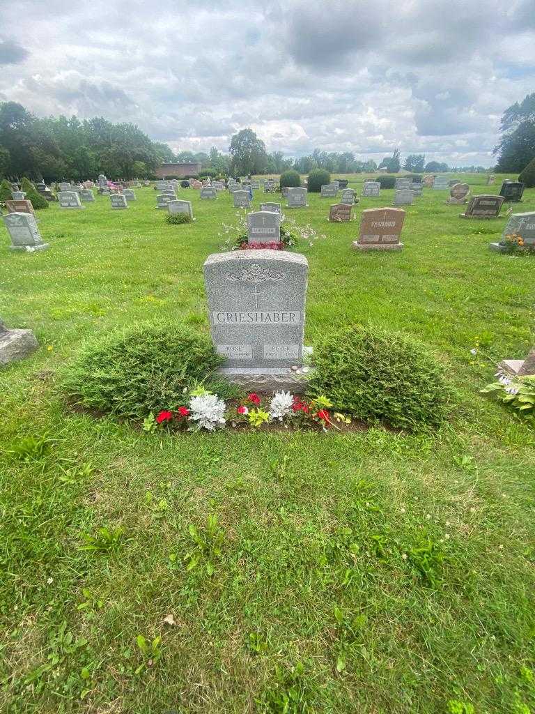 Rose Grieshaber's grave. Photo 1