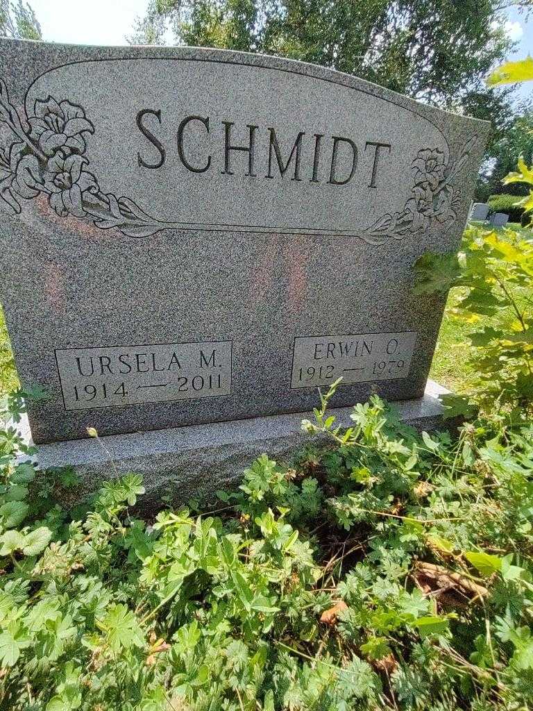 Ursela M. Schmidt's grave. Photo 3