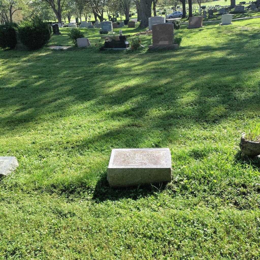 Jane E. Hotze's grave. Photo 2